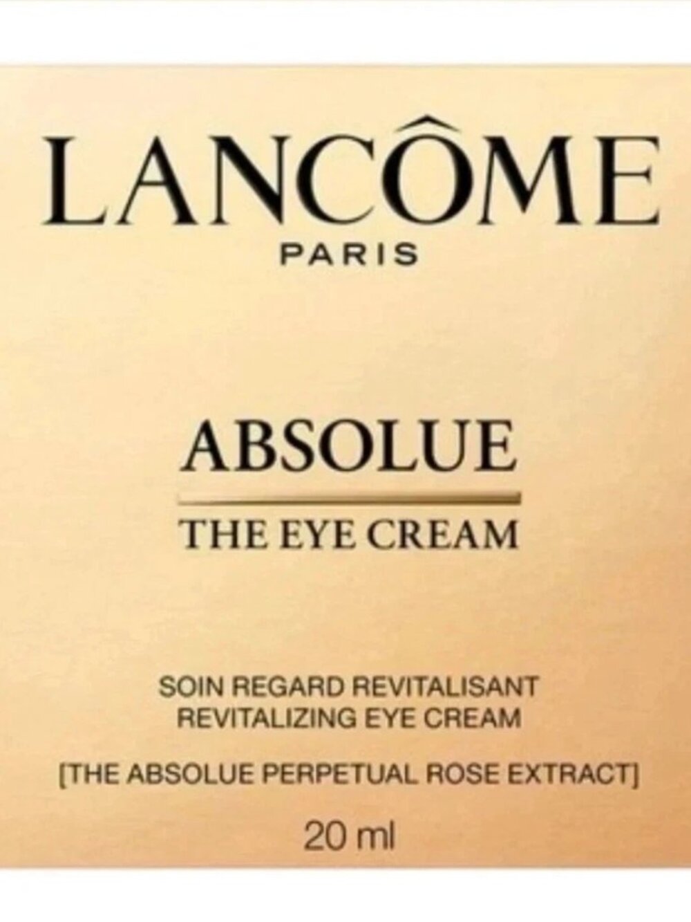 Lancôme Absolue The Eye Cream Revitalizing Anti-Aging Eye Cream 20ml